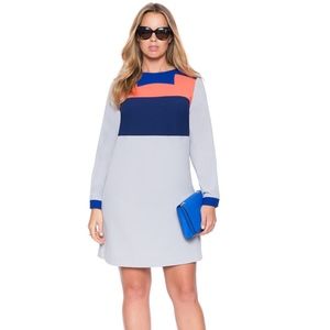 Eloquii Colorblock Tunic Dress - NWT